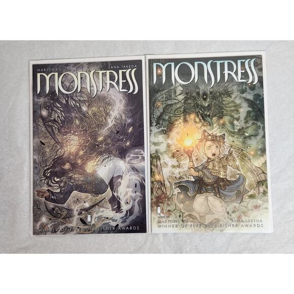 Monstress Image Comics #12, 19-20, 22, 26-27 Marjorie Liu/ Sana Takeda NM - Picture 3 of 4